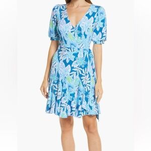 Lilly Pulitzer Kessler Wrap Dress, Size Large